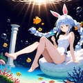 ぺこら海中 2枚目