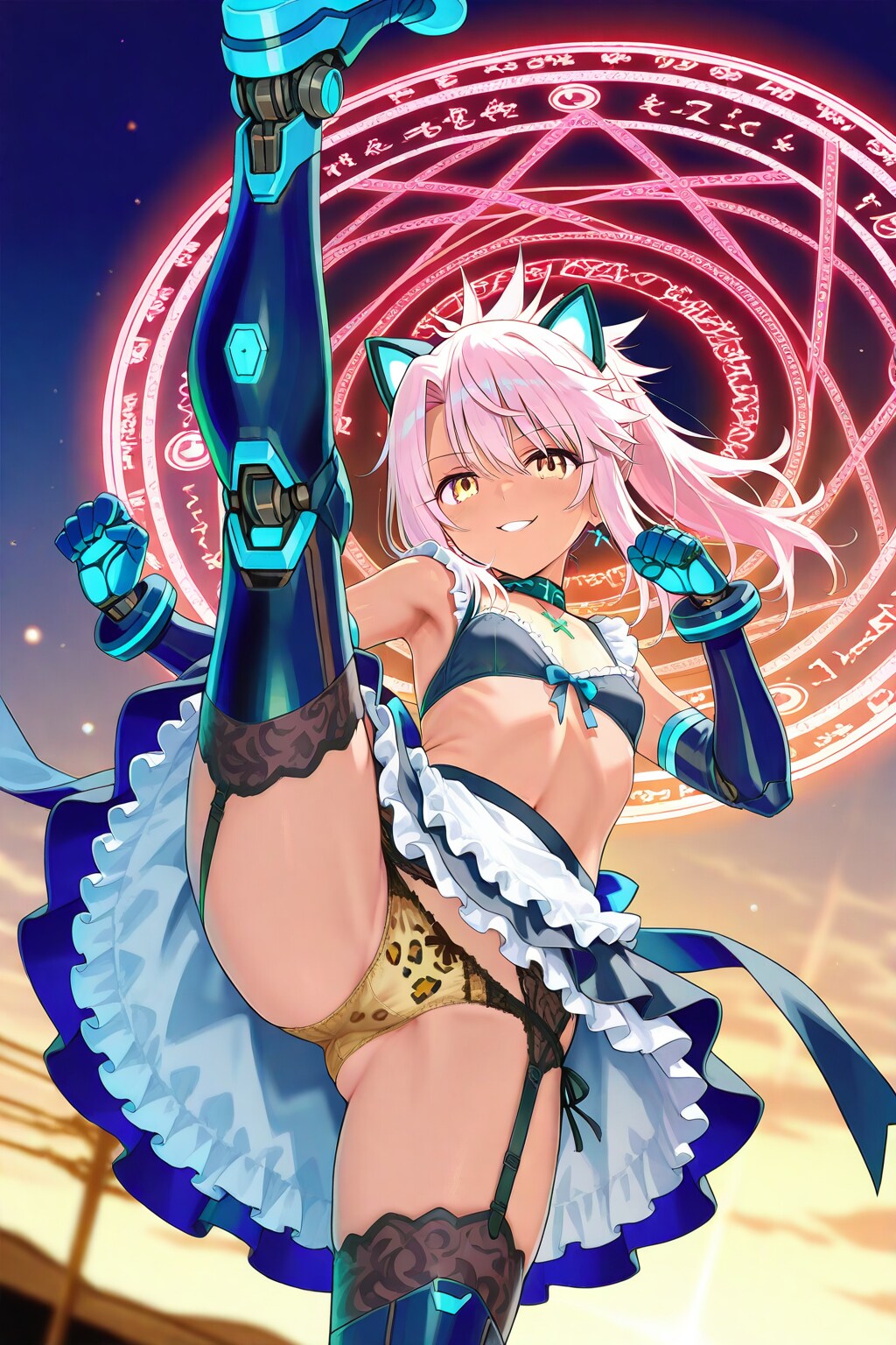 プリヤ機械化ハイキック