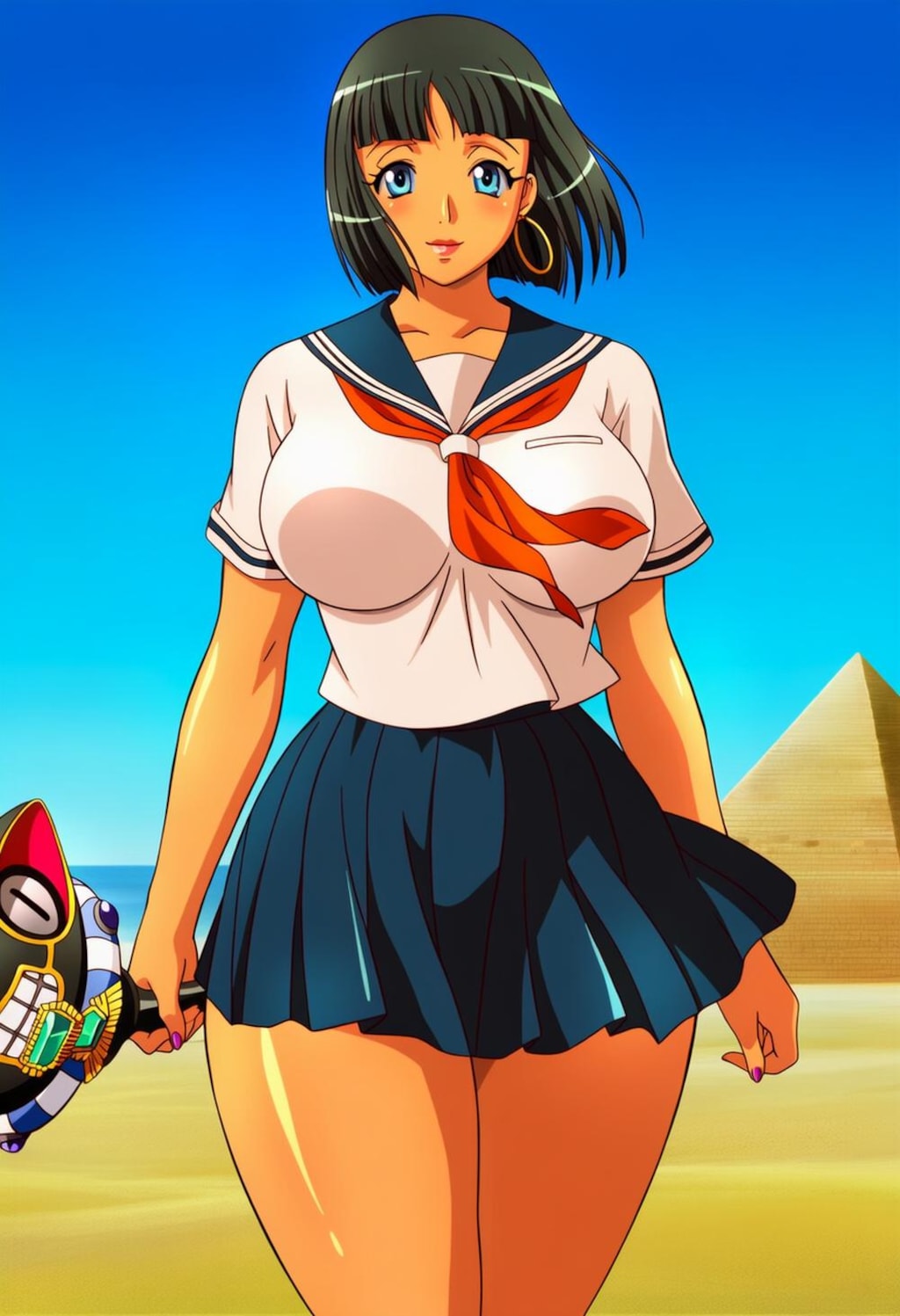 制服各種コスプレおかっぱ人妻