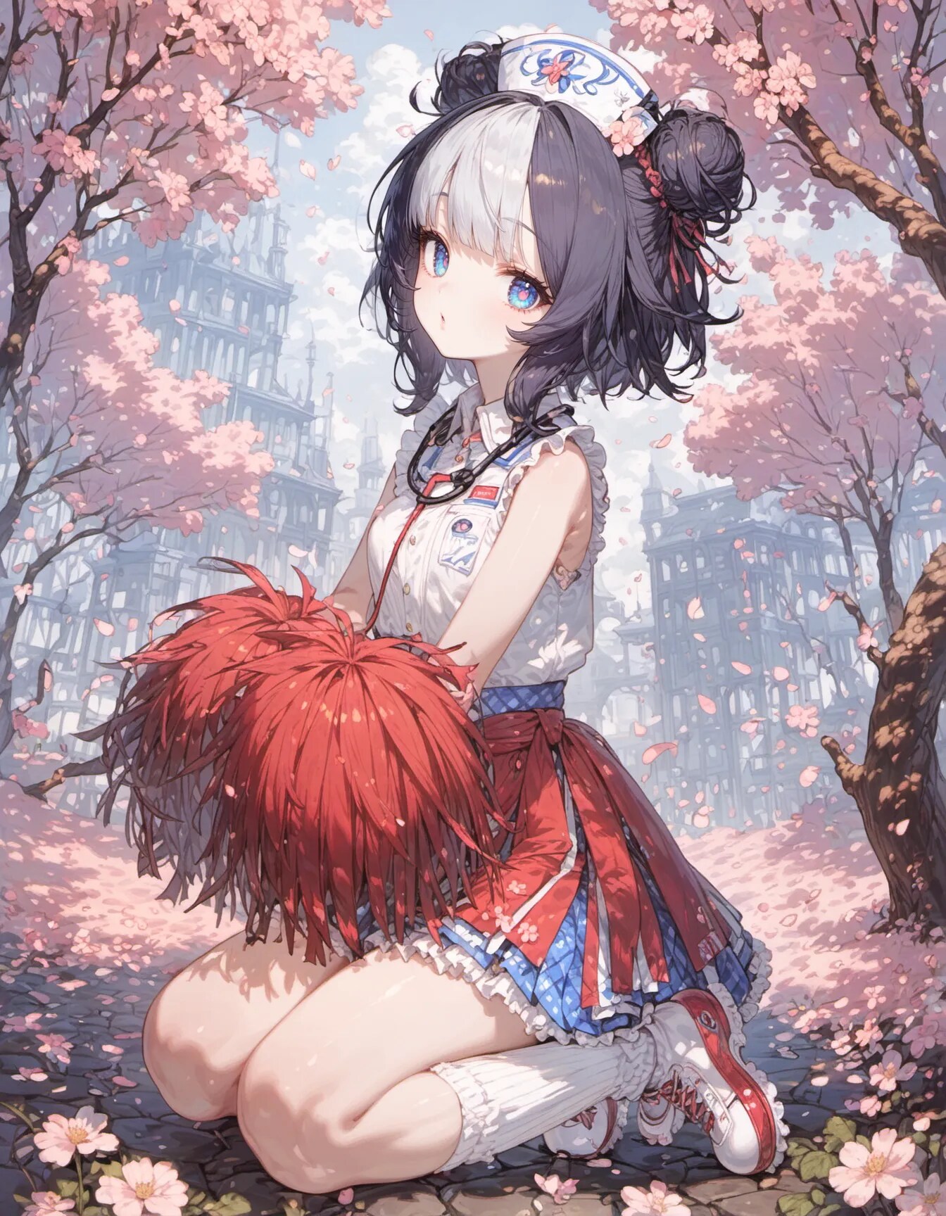 Petals for the Scarlet Heart | の人気AIイラスト・グラビア