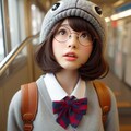 眼鏡女子 楓のウチノコちゃんチャレンジ 8枚目