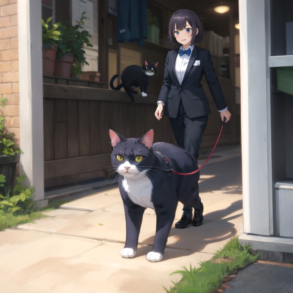 ネコザワ社長のご出勤