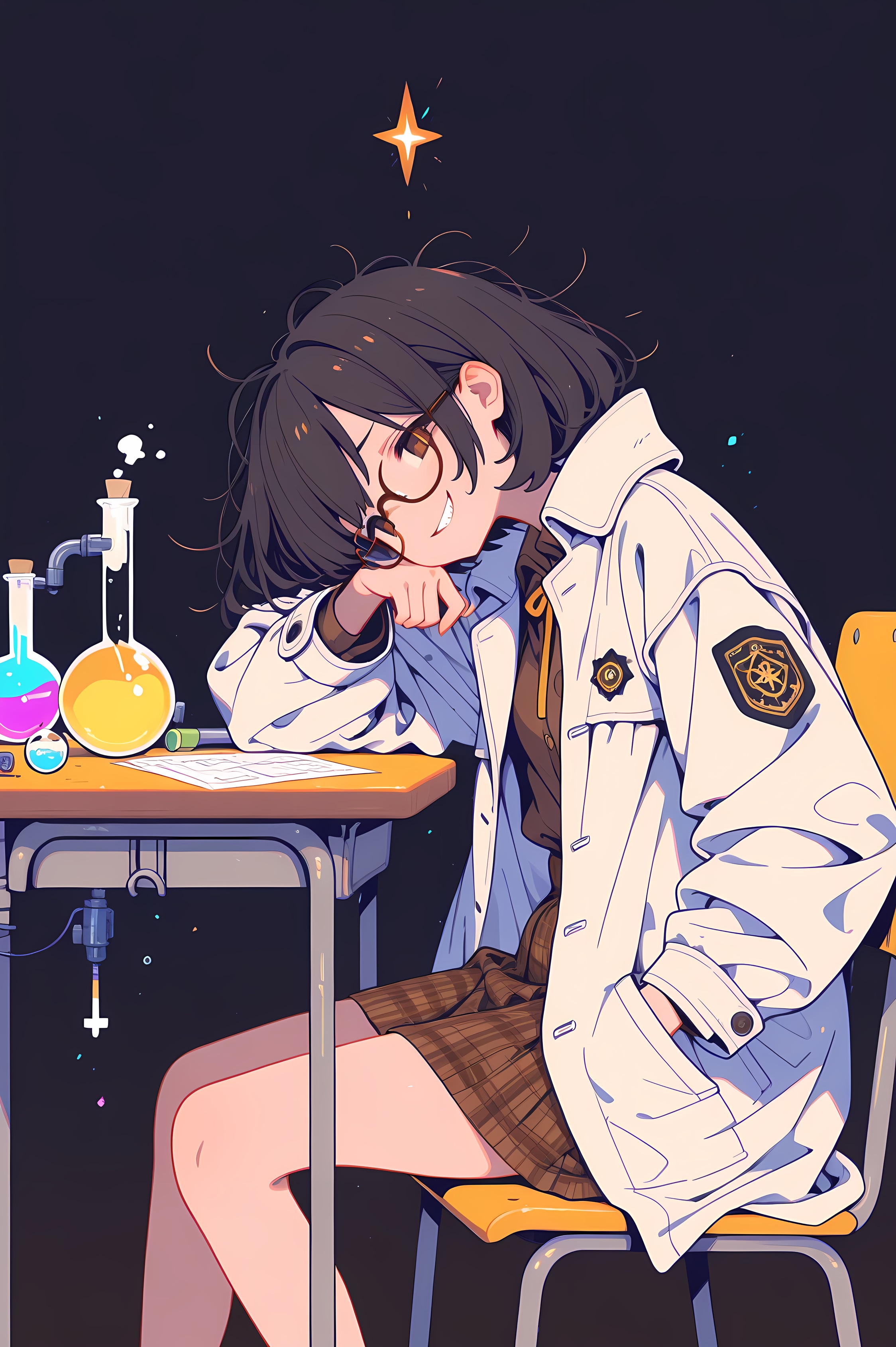 サイエンスな子 | の人気AIイラスト・グラビア