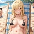 ビーチで遊ぶ一軍ギャルズ 黒咲カレン編 4枚目