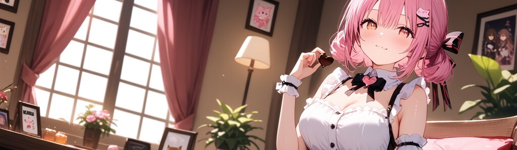 あ、チョコを、あぁ、おはようございますﾓｸﾞﾓｸﾞ