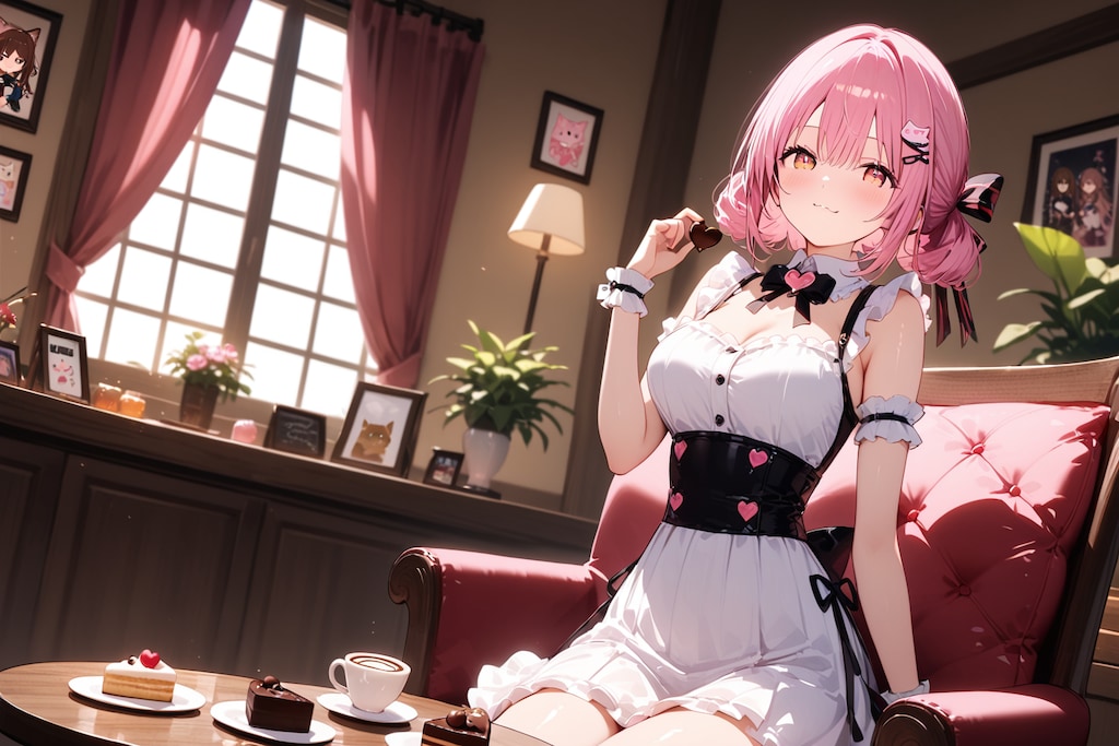 あ、チョコを、あぁ、おはようございますﾓｸﾞﾓｸﾞ