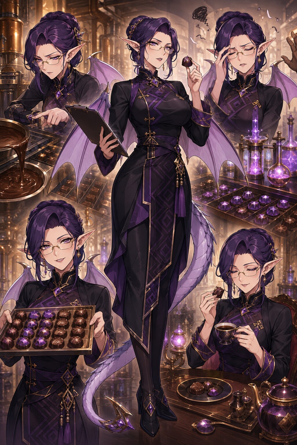 🍫 王立チョコレート会社幹部：『元・保守派の重鎮』ヴィオラ・ヴェール | の人気AIイラスト・グラビア