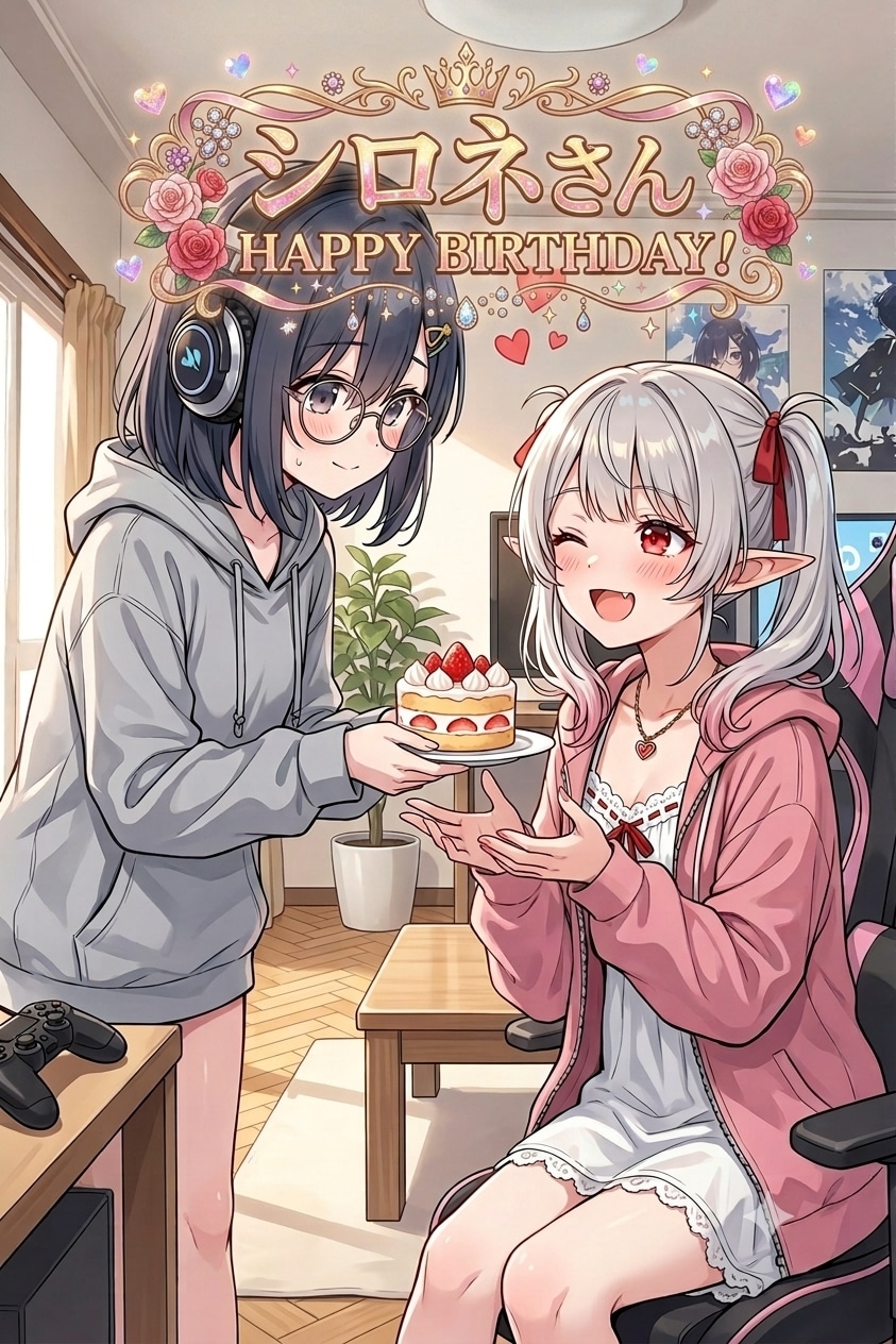 シロネさん誕生日おめでとうございます！