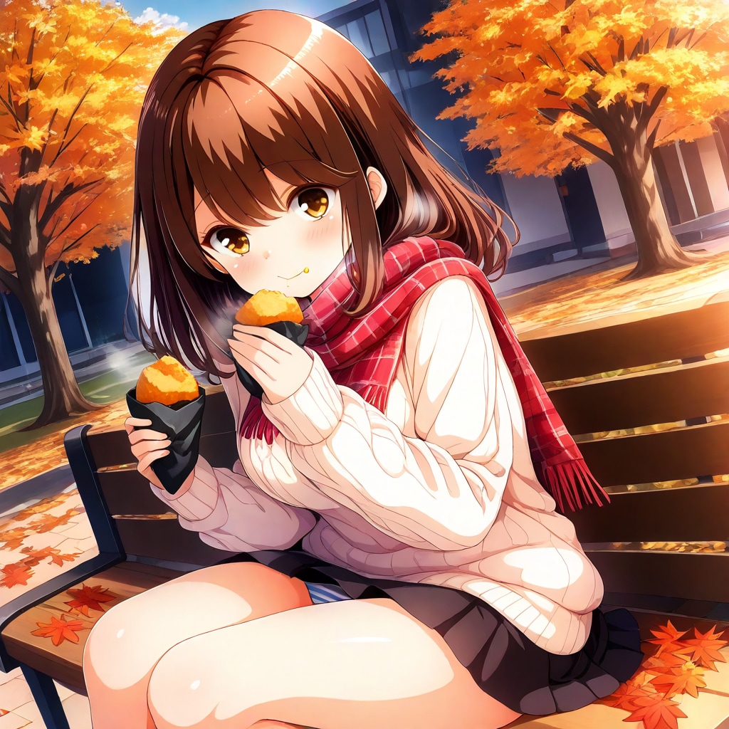 秋の日焼き芋!?椎名心実