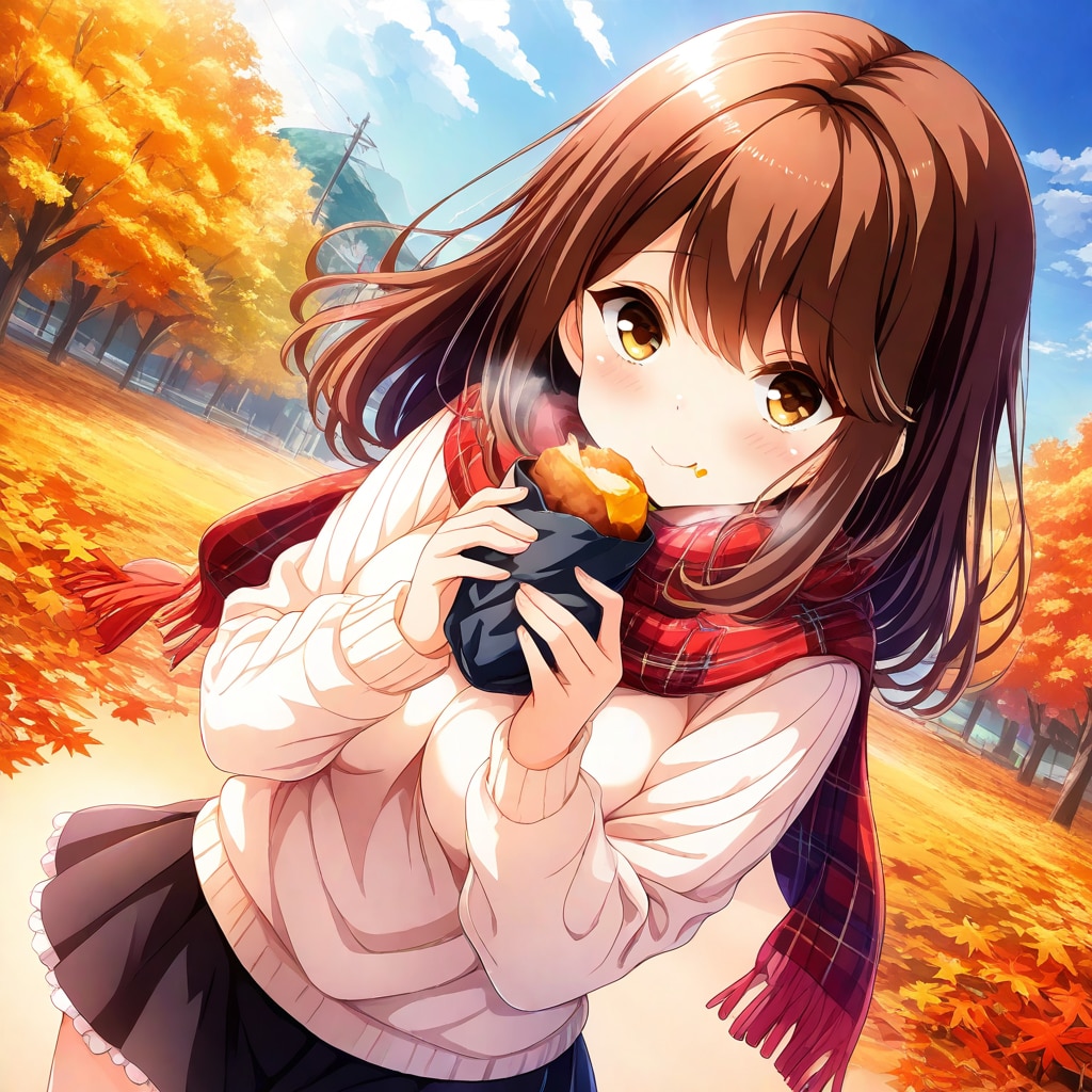 秋の日焼き芋!?椎名心実