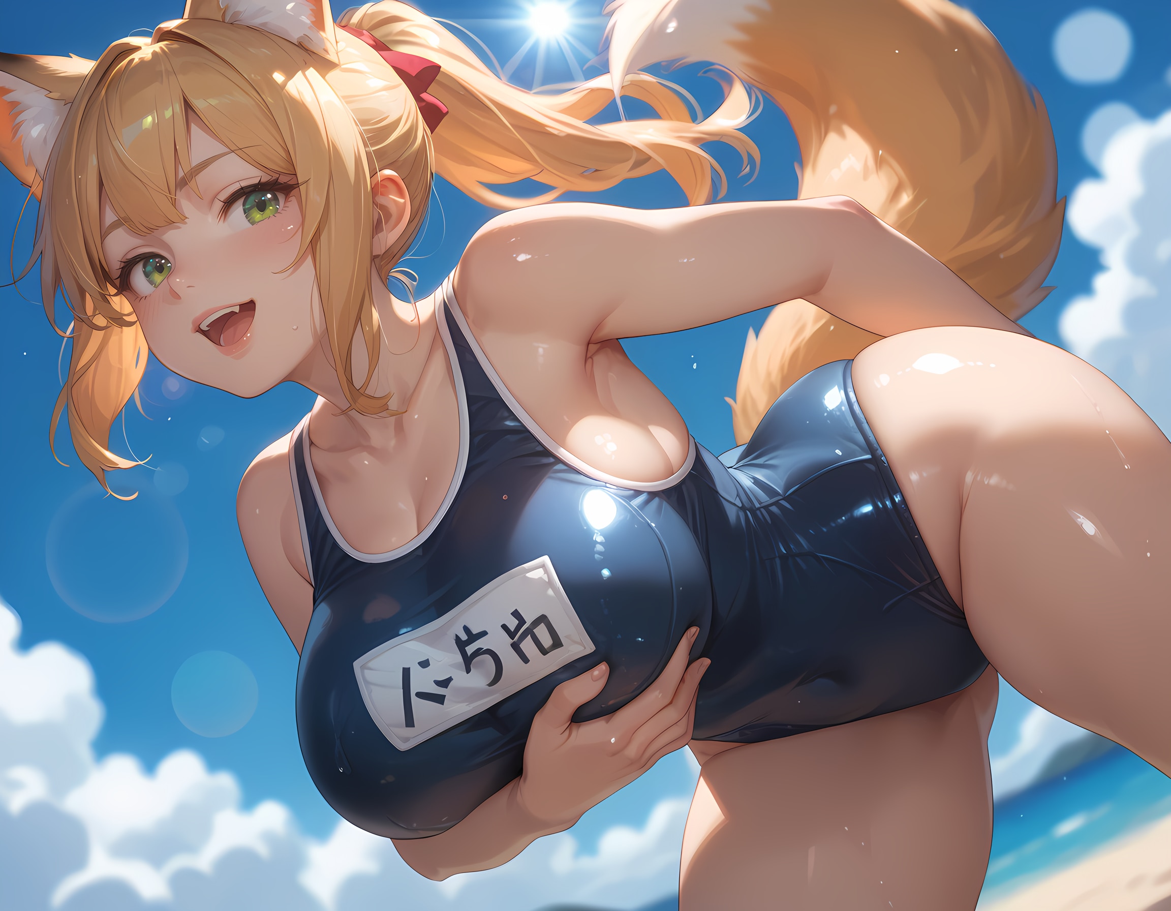 ケモ耳スク水ちゃん