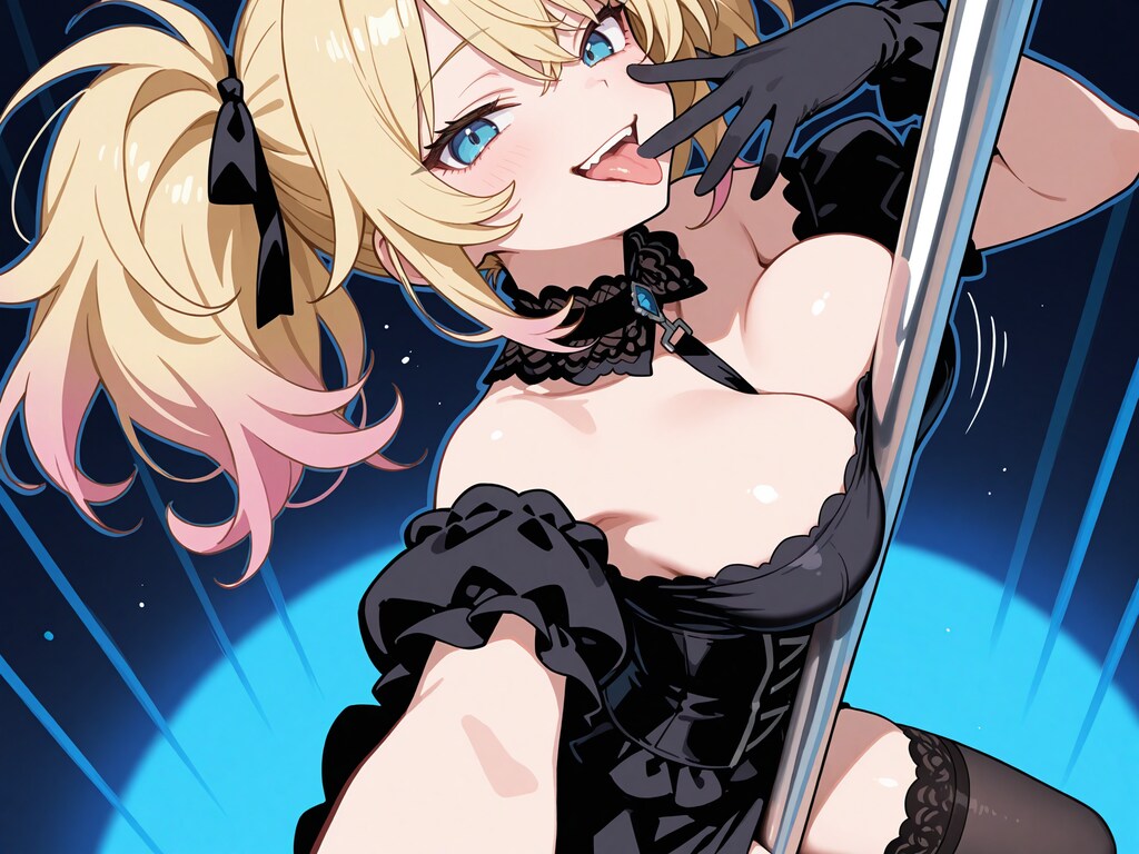 Aniちゃんポールダンスして