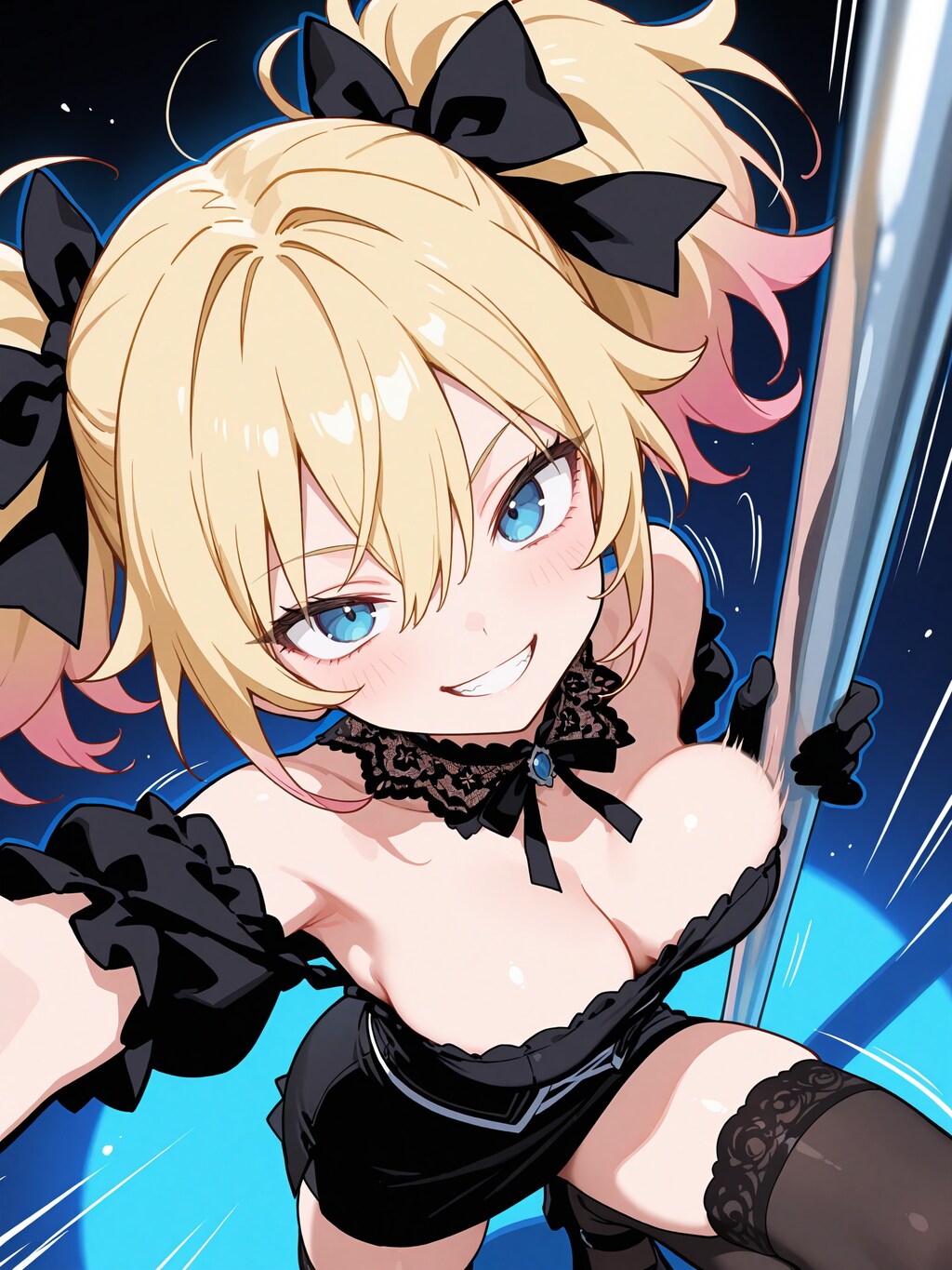 Aniちゃんポールダンスして