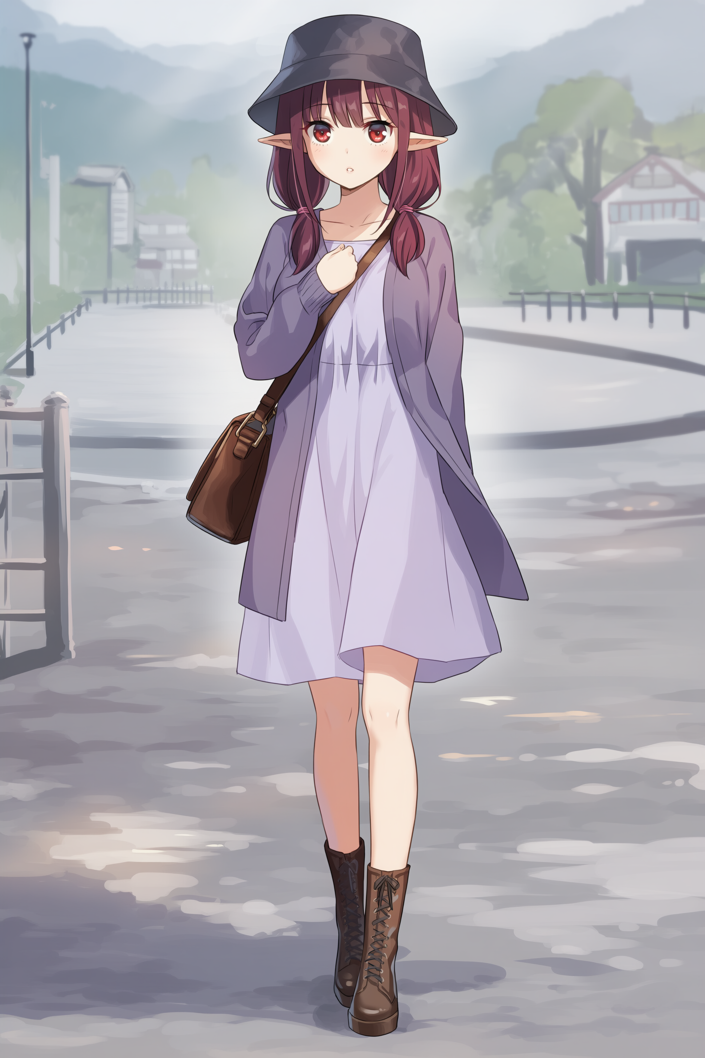 旅行中のエルフさん