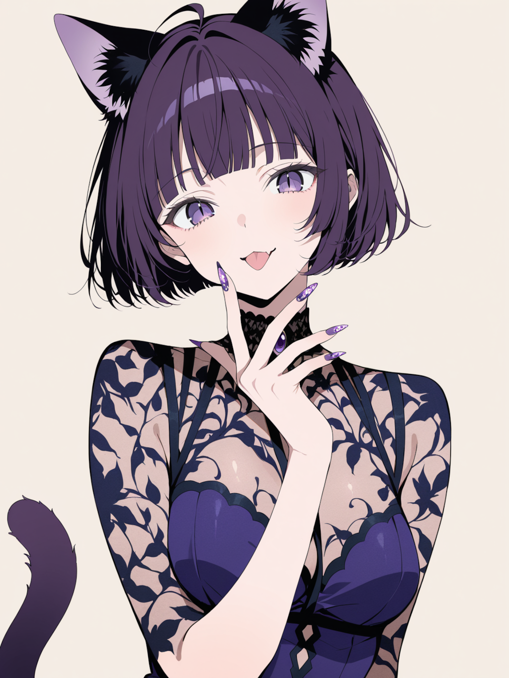 トレーディングカード（猫娘）