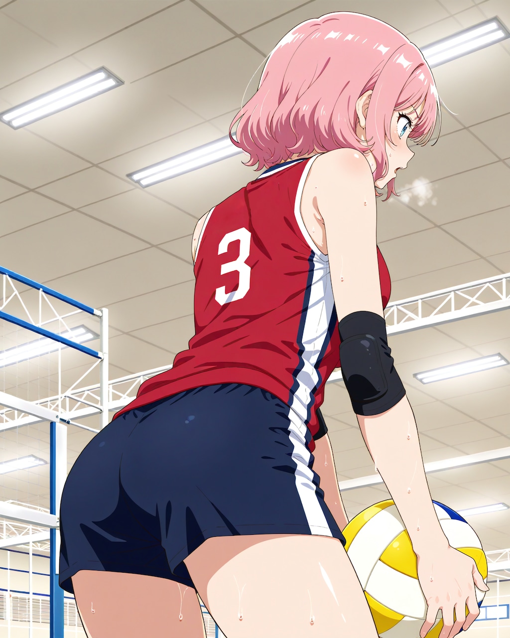 夏の女子バレー部