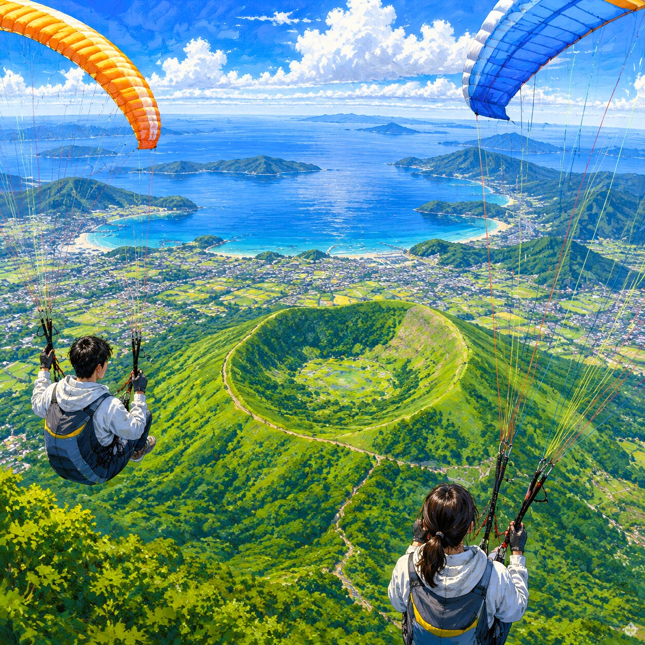 長崎県福江島の鬼岳