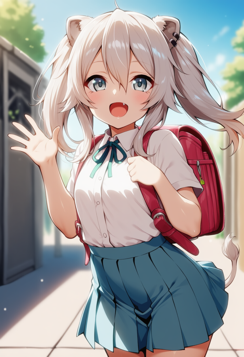 おはよー！（獅白ぼたん）