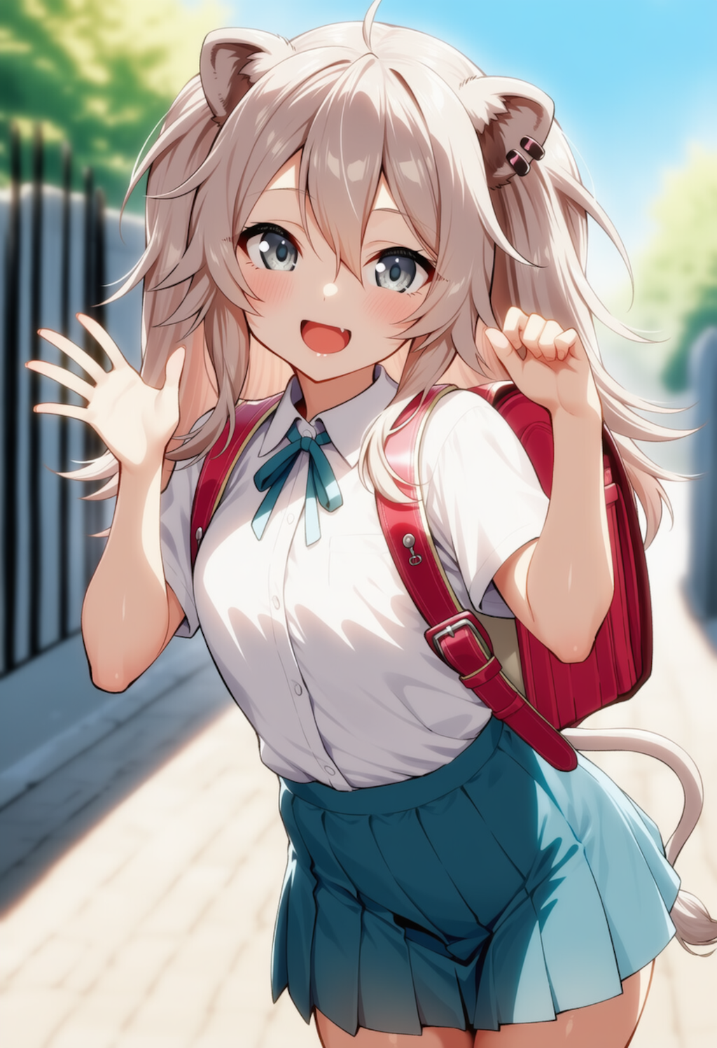 おはよー！（獅白ぼたん）