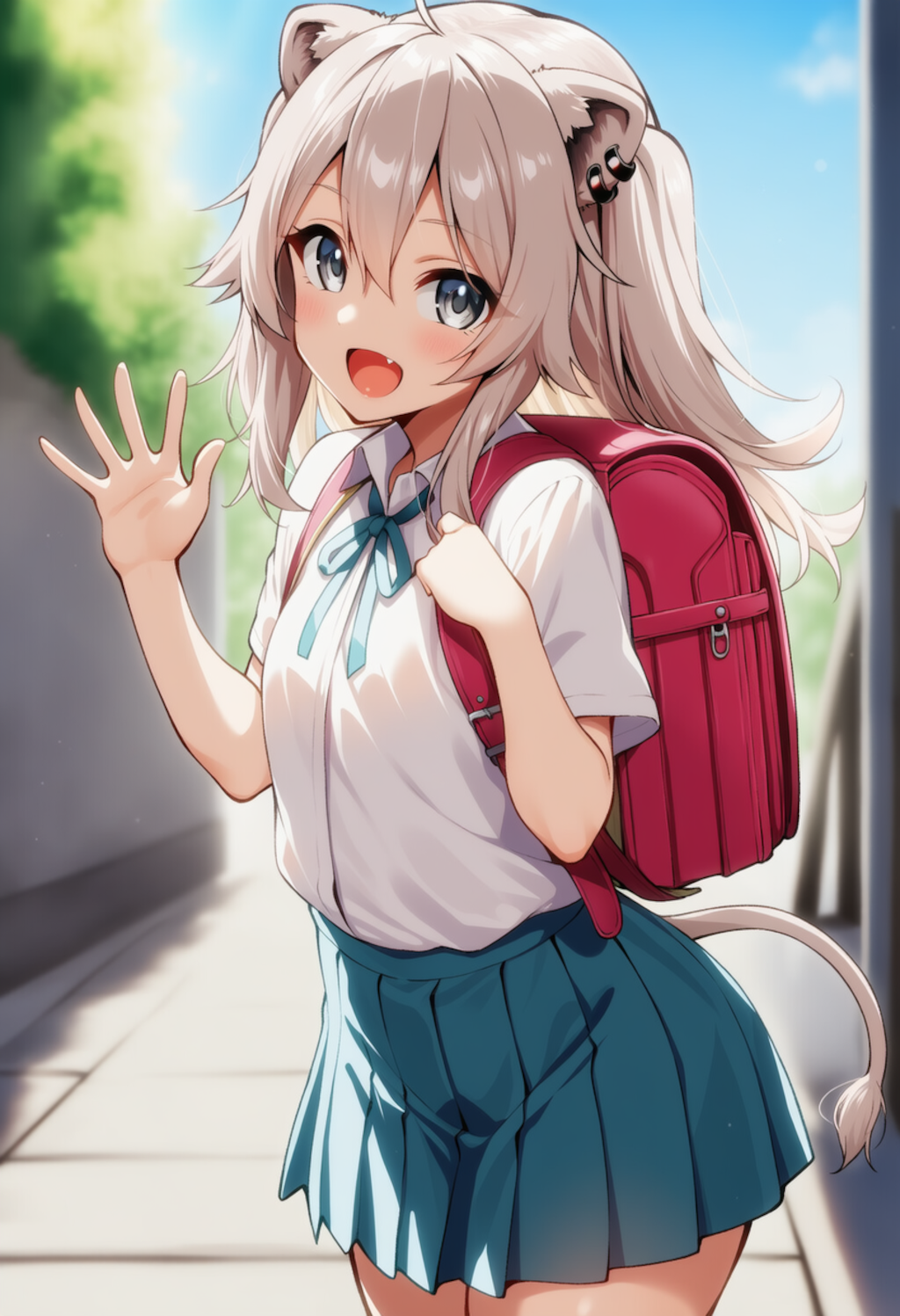 おはよー！（獅白ぼたん）