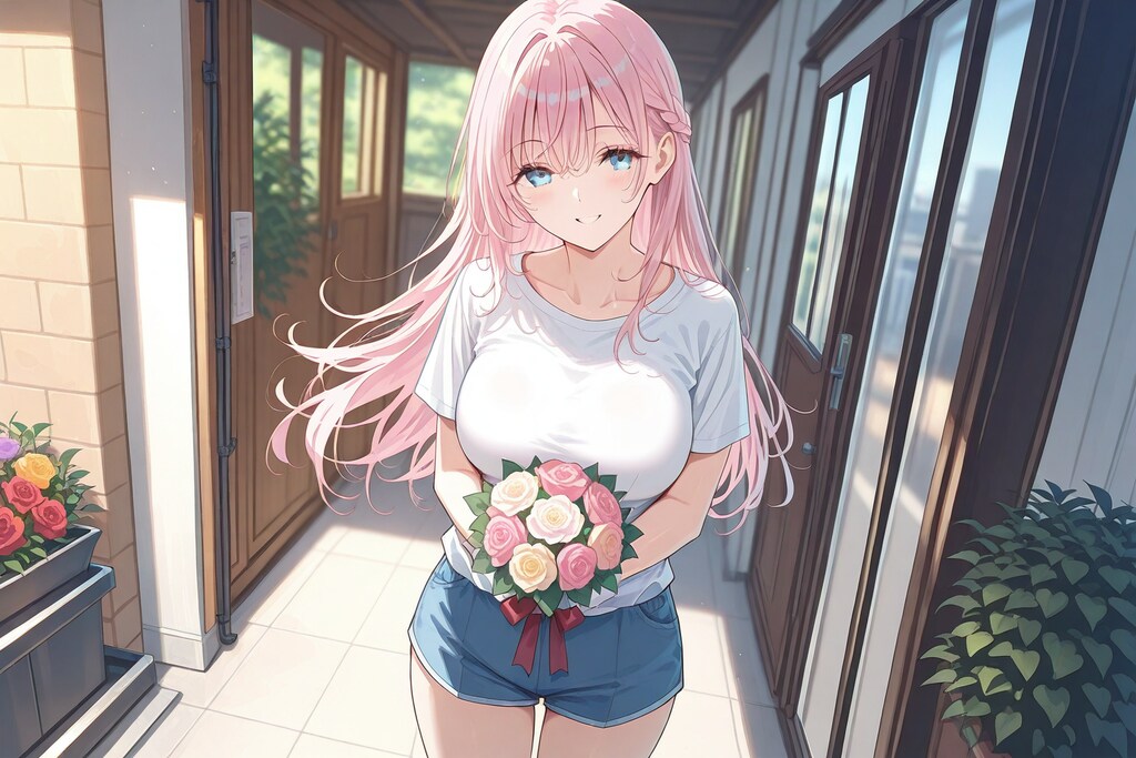 花束を