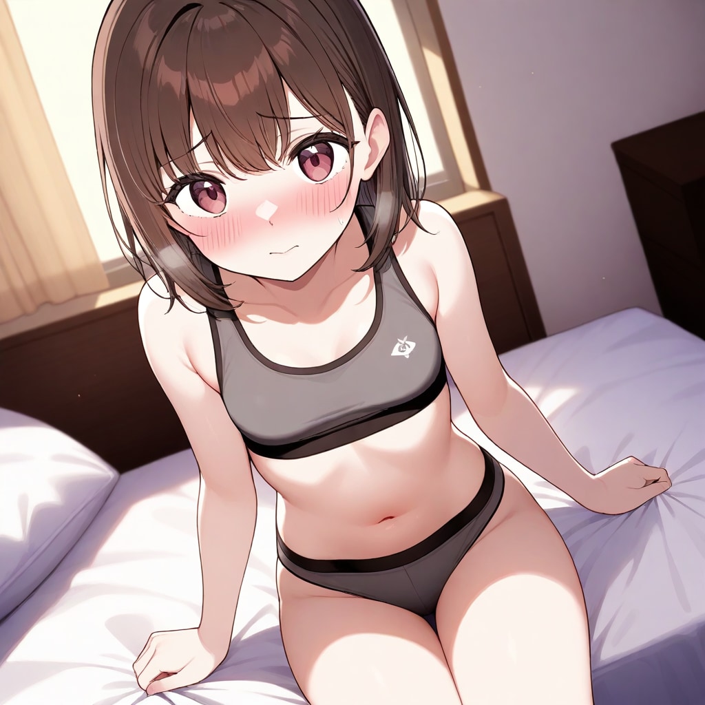 スポブラの女の子