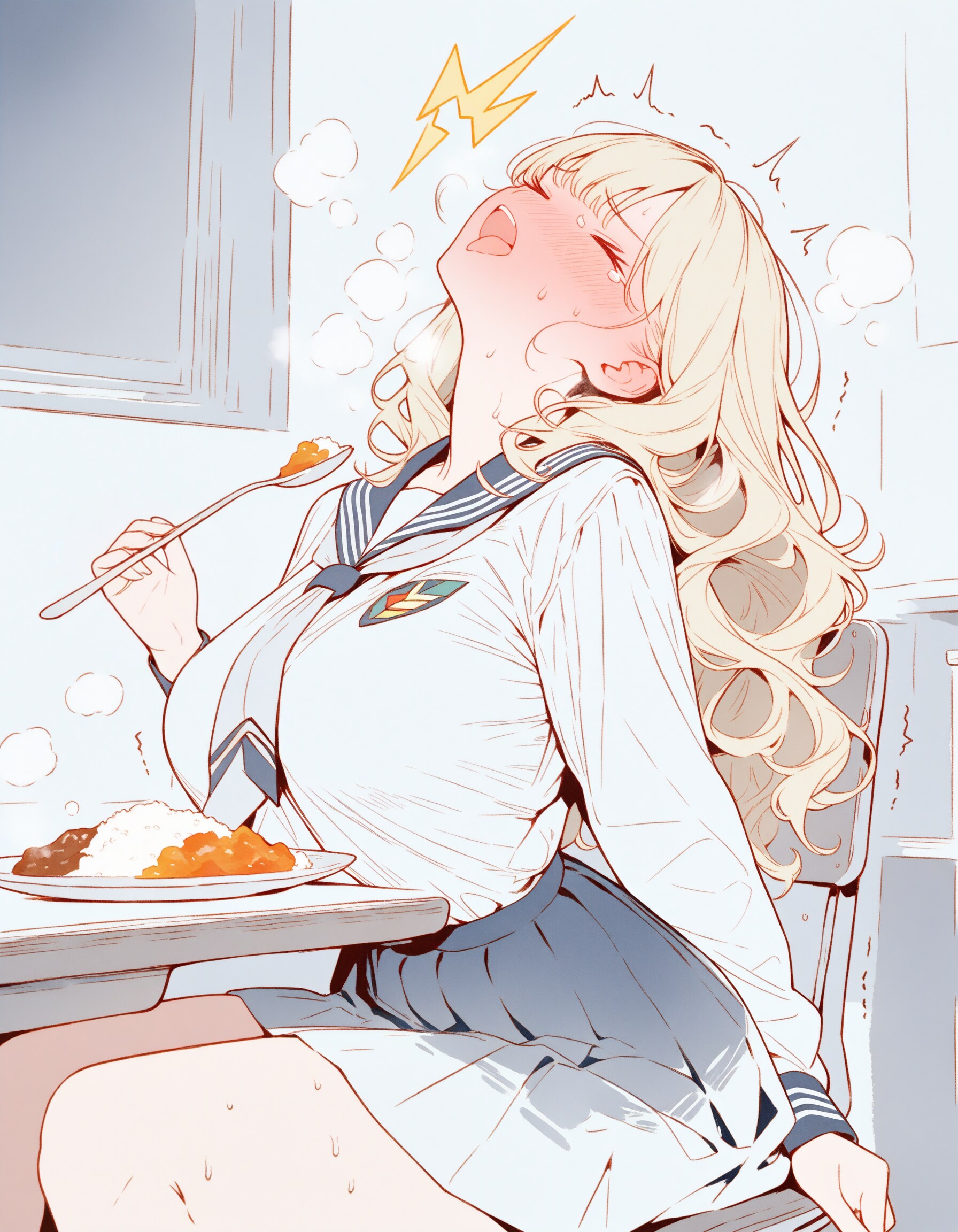 食堂部「激辛スパイスカレー」XL