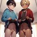 たくし上げの男の子 7枚目