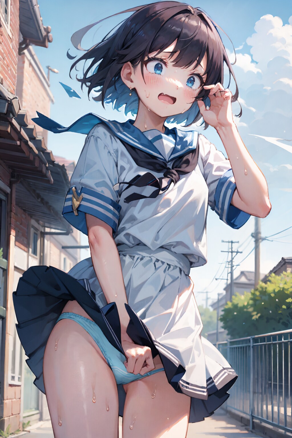 風のいたずら