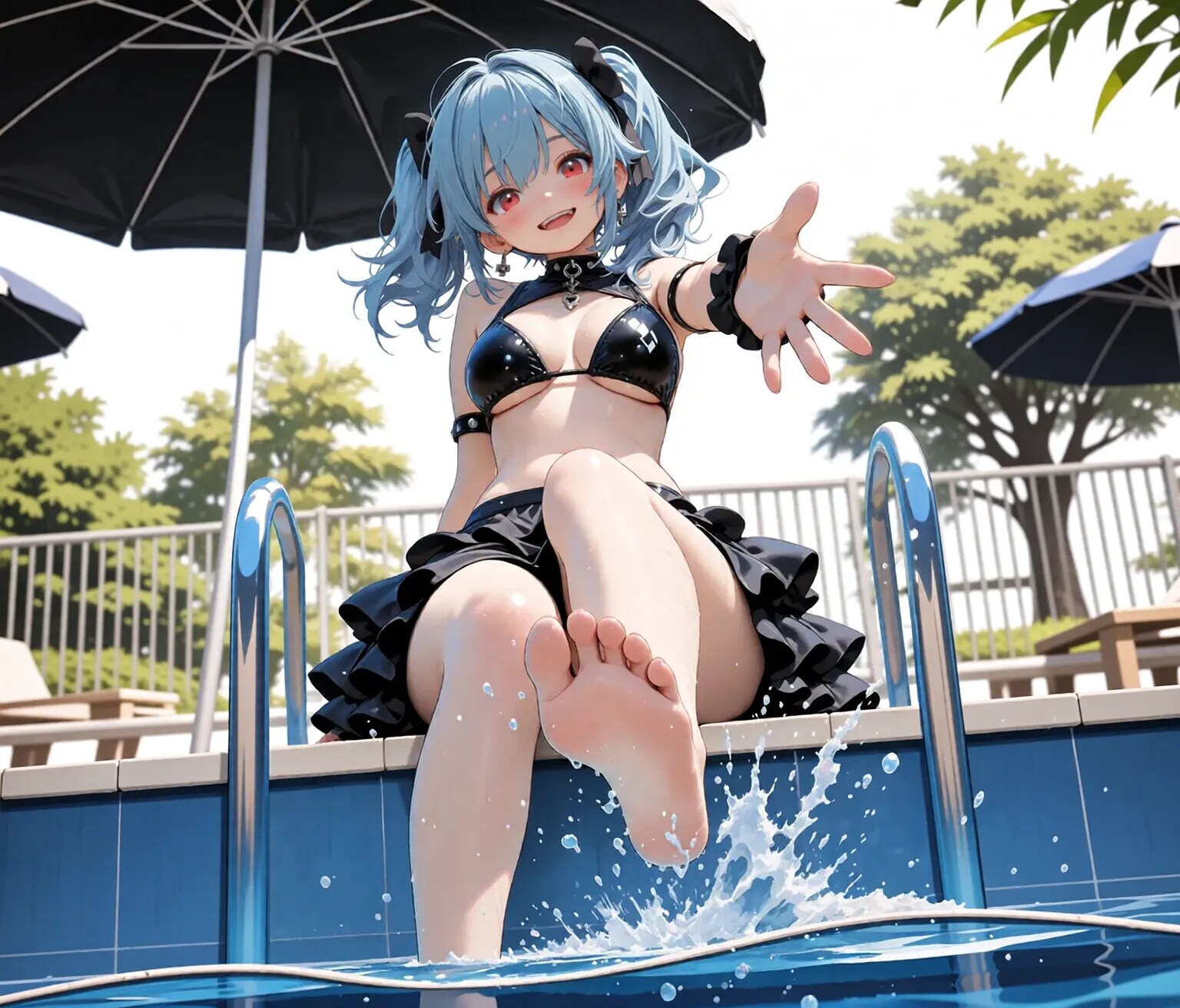 プールサイドガール