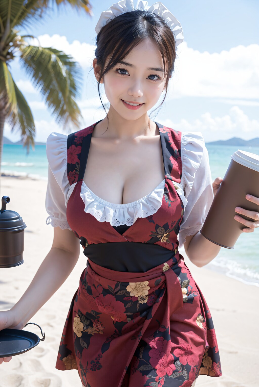 南国ビーチカフェのメイド
