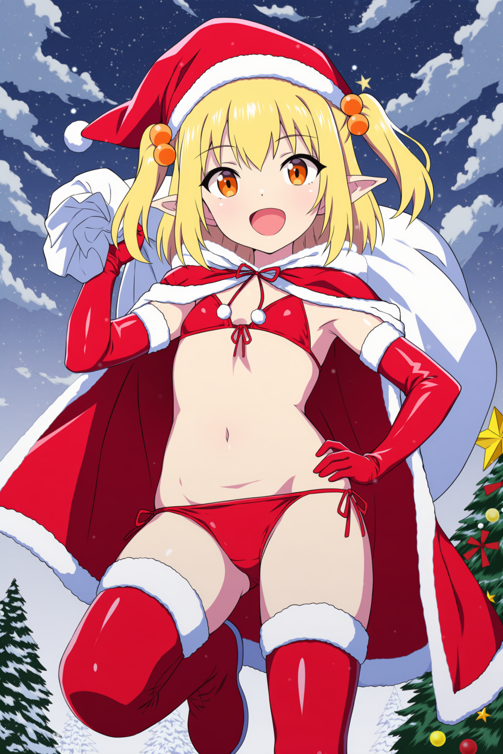ビキニサンタなエルフさん