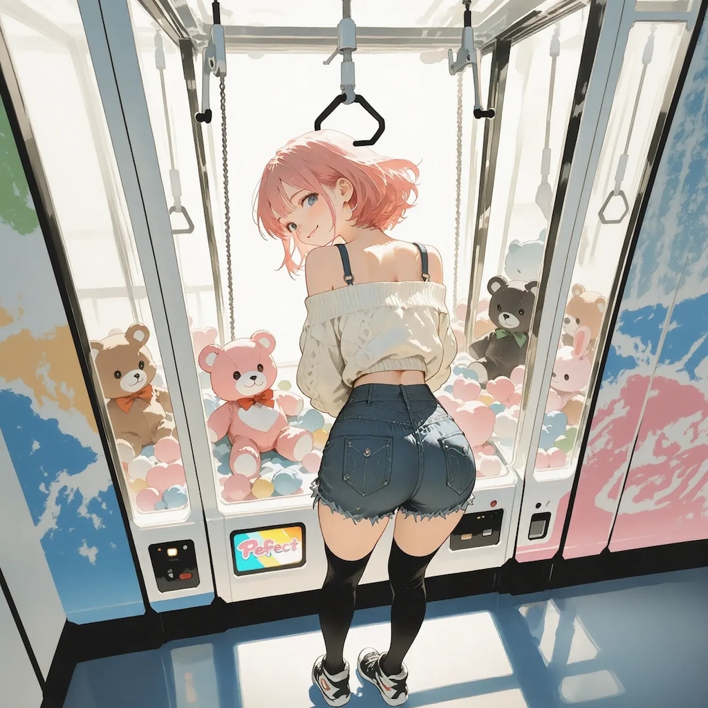 【クレーンゲーム】「取ってくれるの⁉︎」