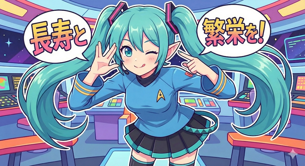 エンタープライズなミクさん 長寿と繁栄を！