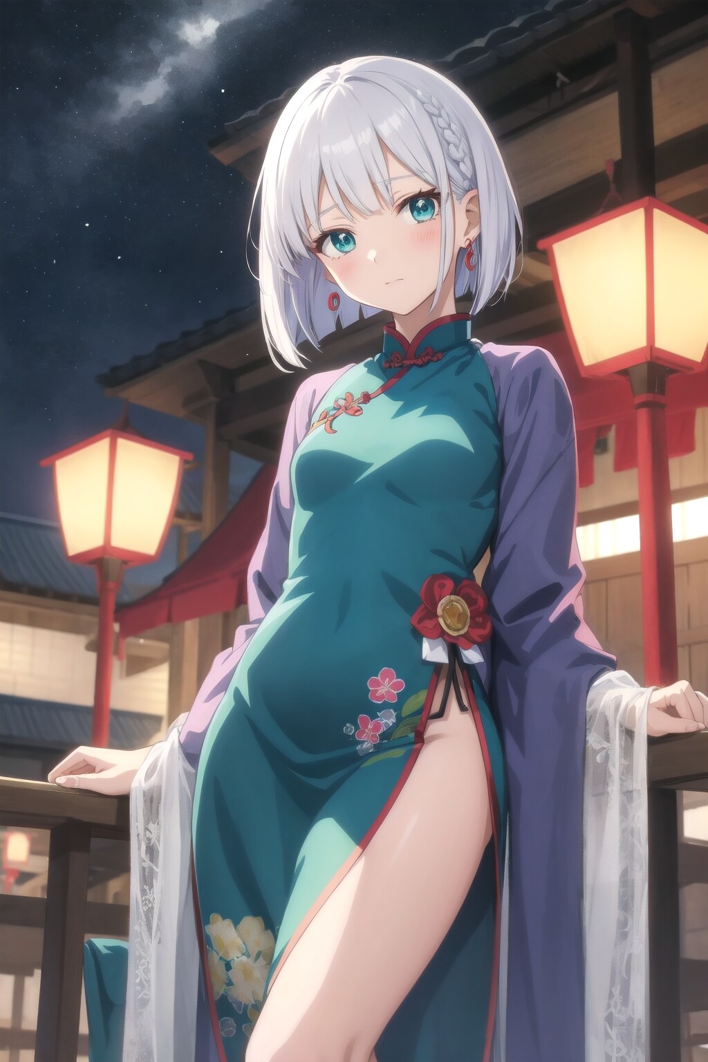 灯に揺れる静けさ