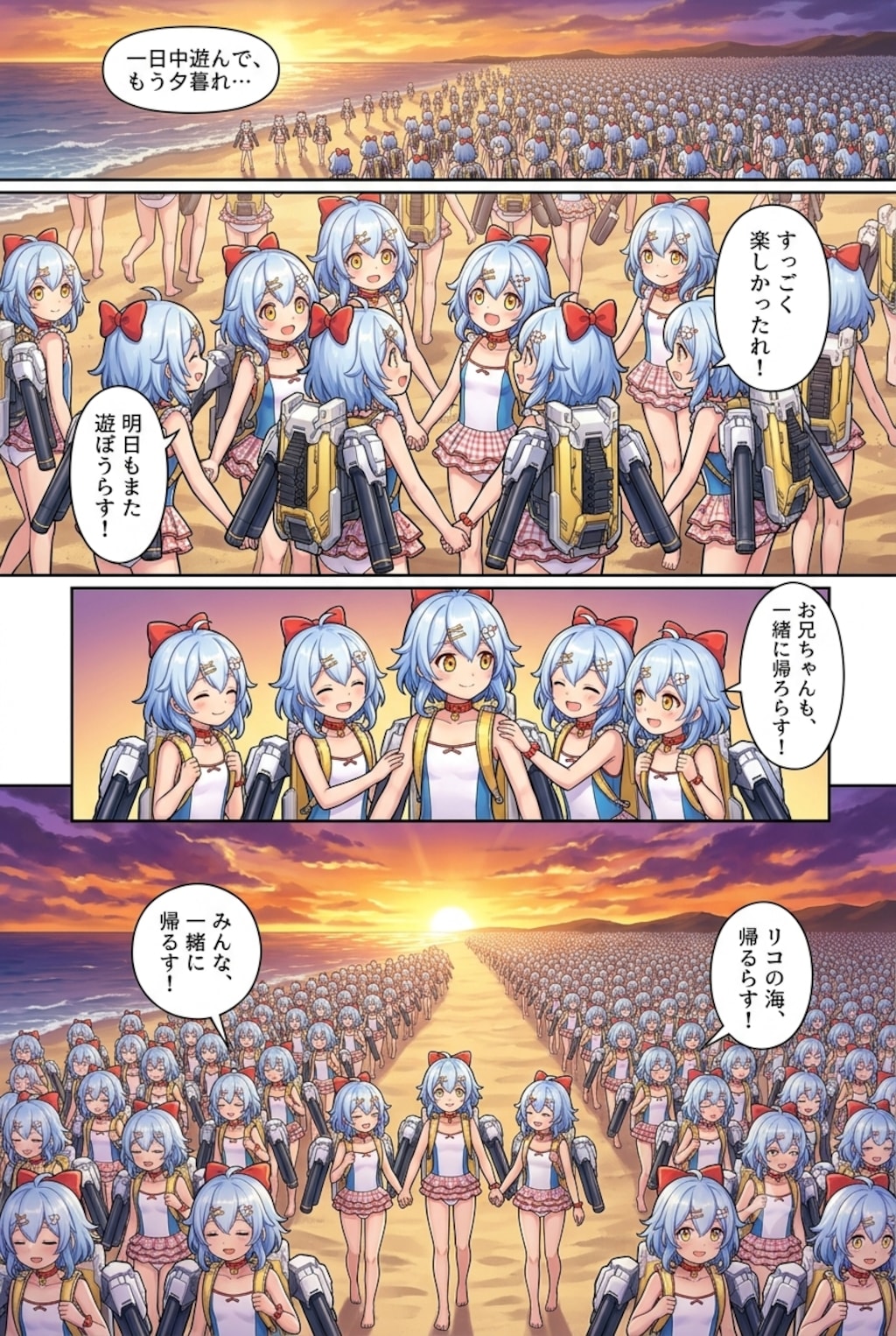 リコちゃんになっちゃった司令官とリコちゃん達のコミック#∞1