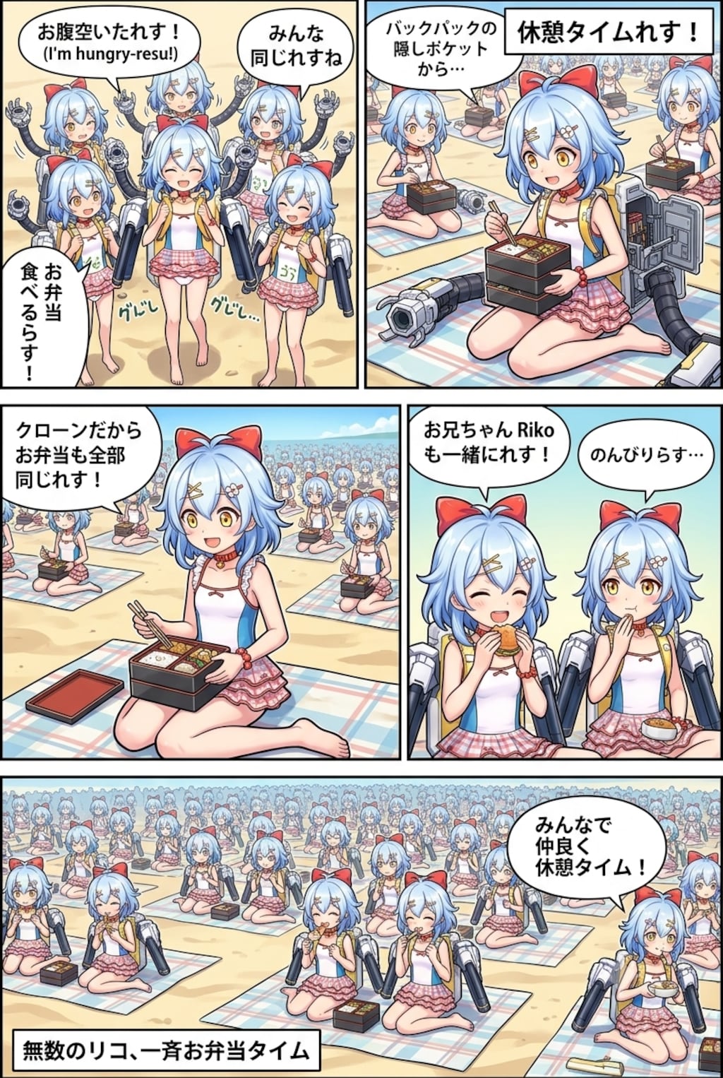 リコちゃんになっちゃった司令官とリコちゃん達のコミック#∞1
