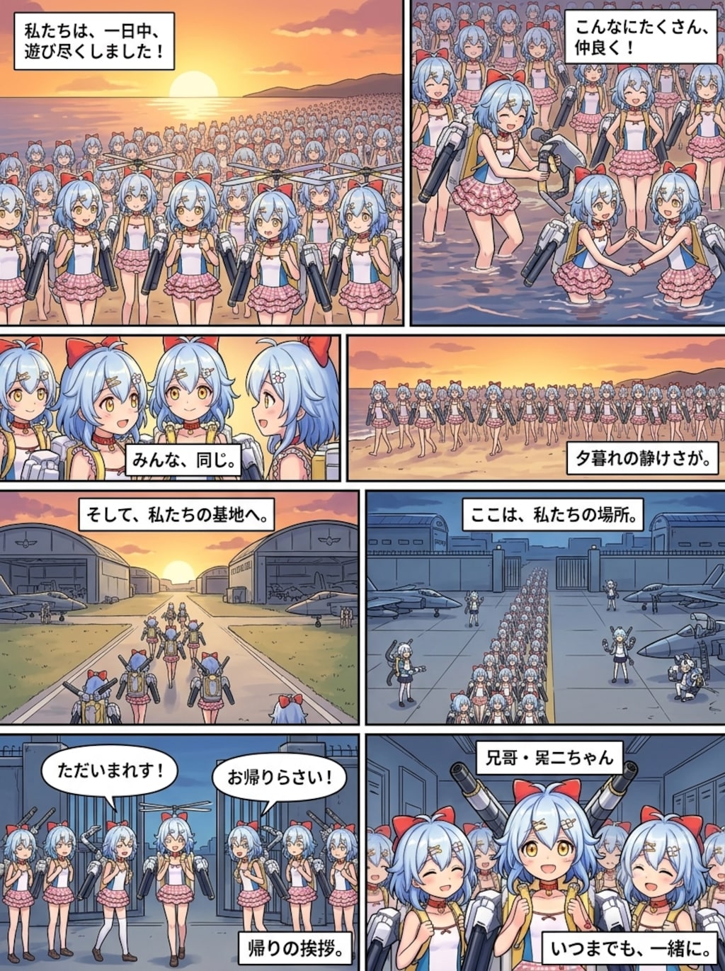 リコちゃんになっちゃった司令官とリコちゃん達のコミック#∞1