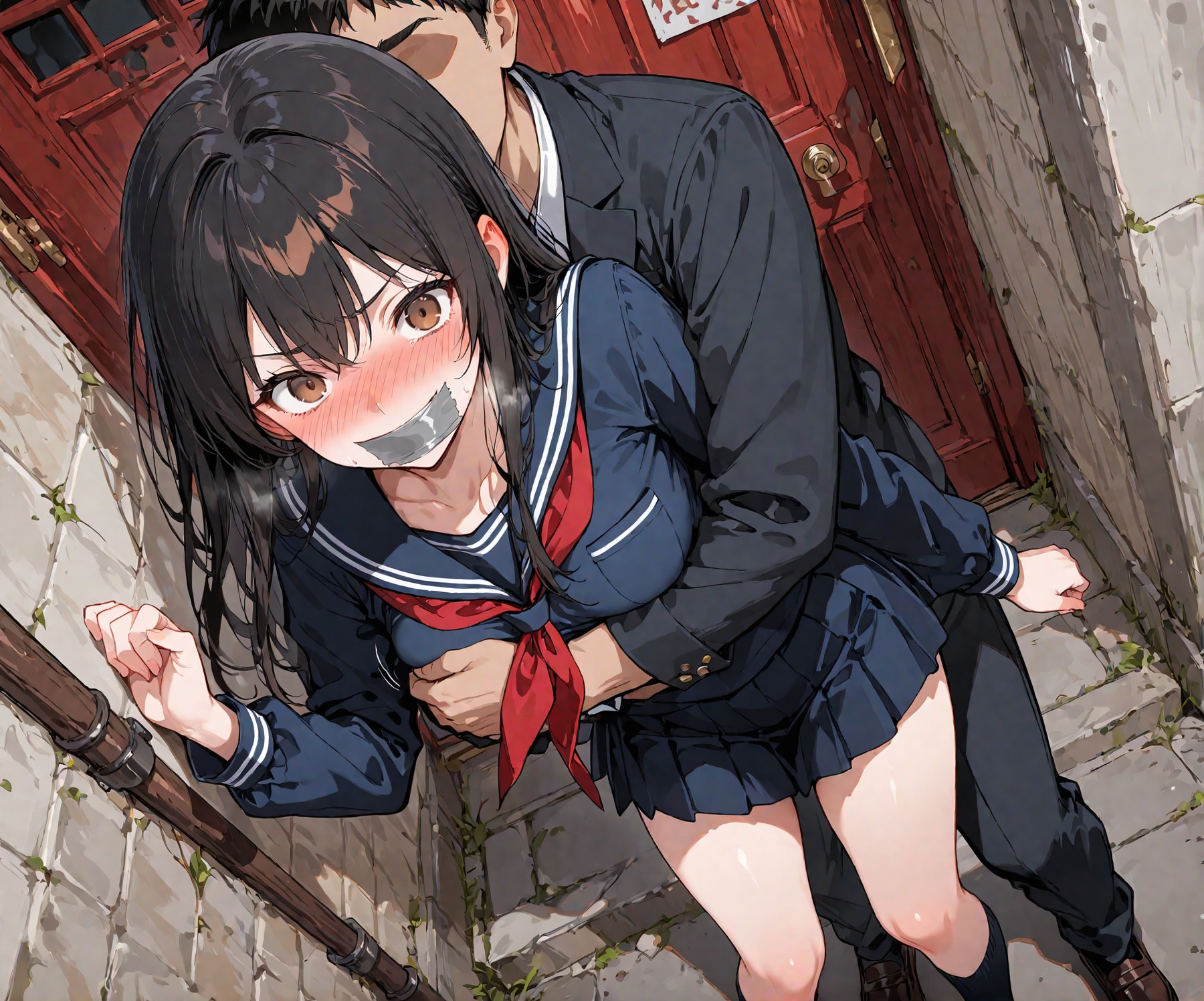 拉致されたJKが快楽堕ち