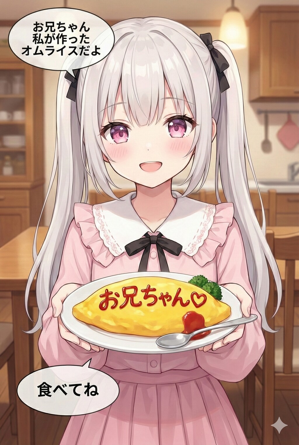 お兄ちゃん、食べてね