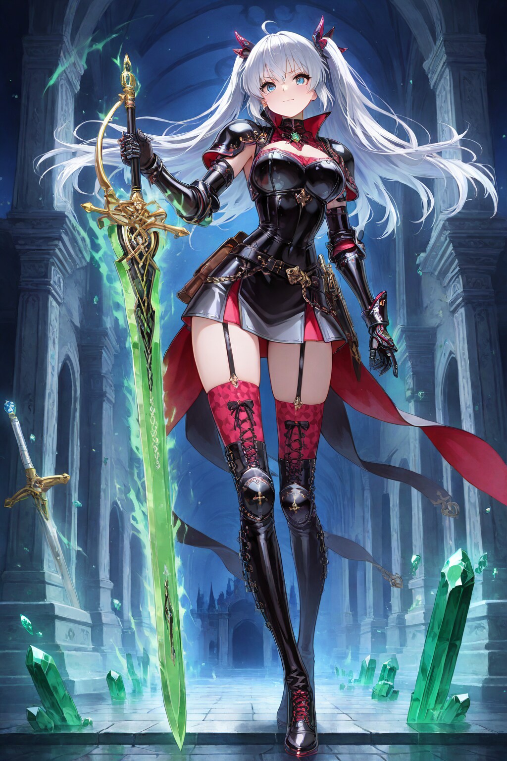 #ENERGY モデル【オリジナルキャラの美少女騎士画像】Ver.01