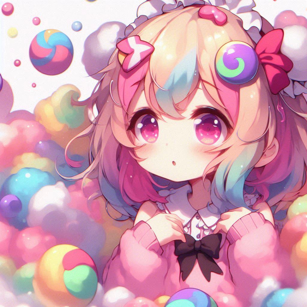 カラフルなモコモコした何か。 | の人気AIイラスト・グラビア