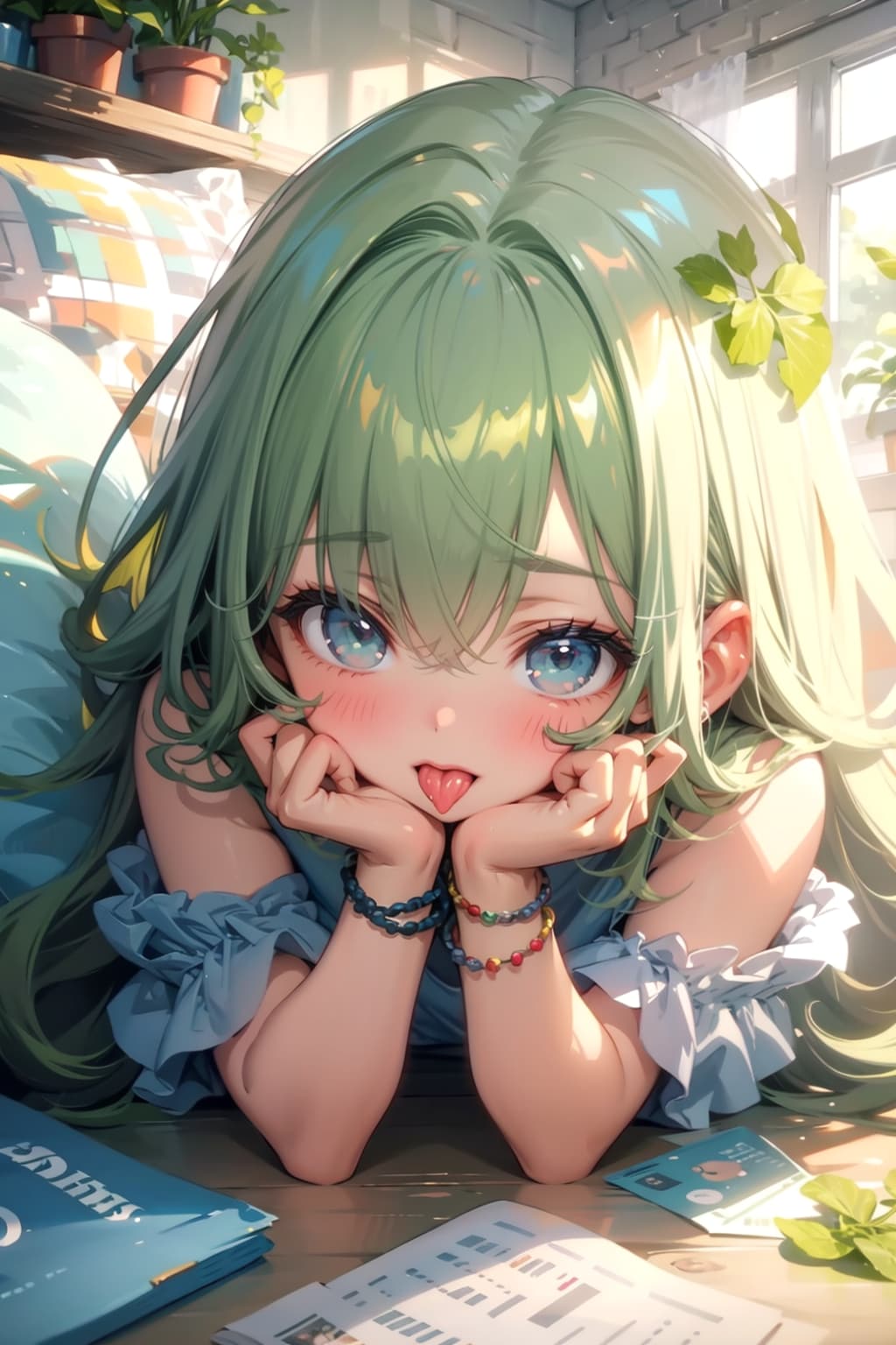 べーっ