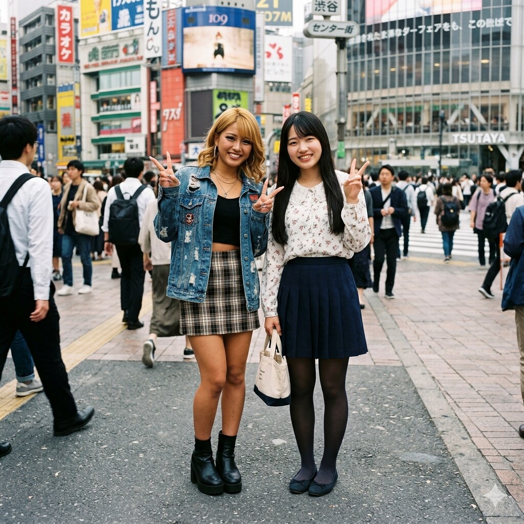 ギャル系と清楚系