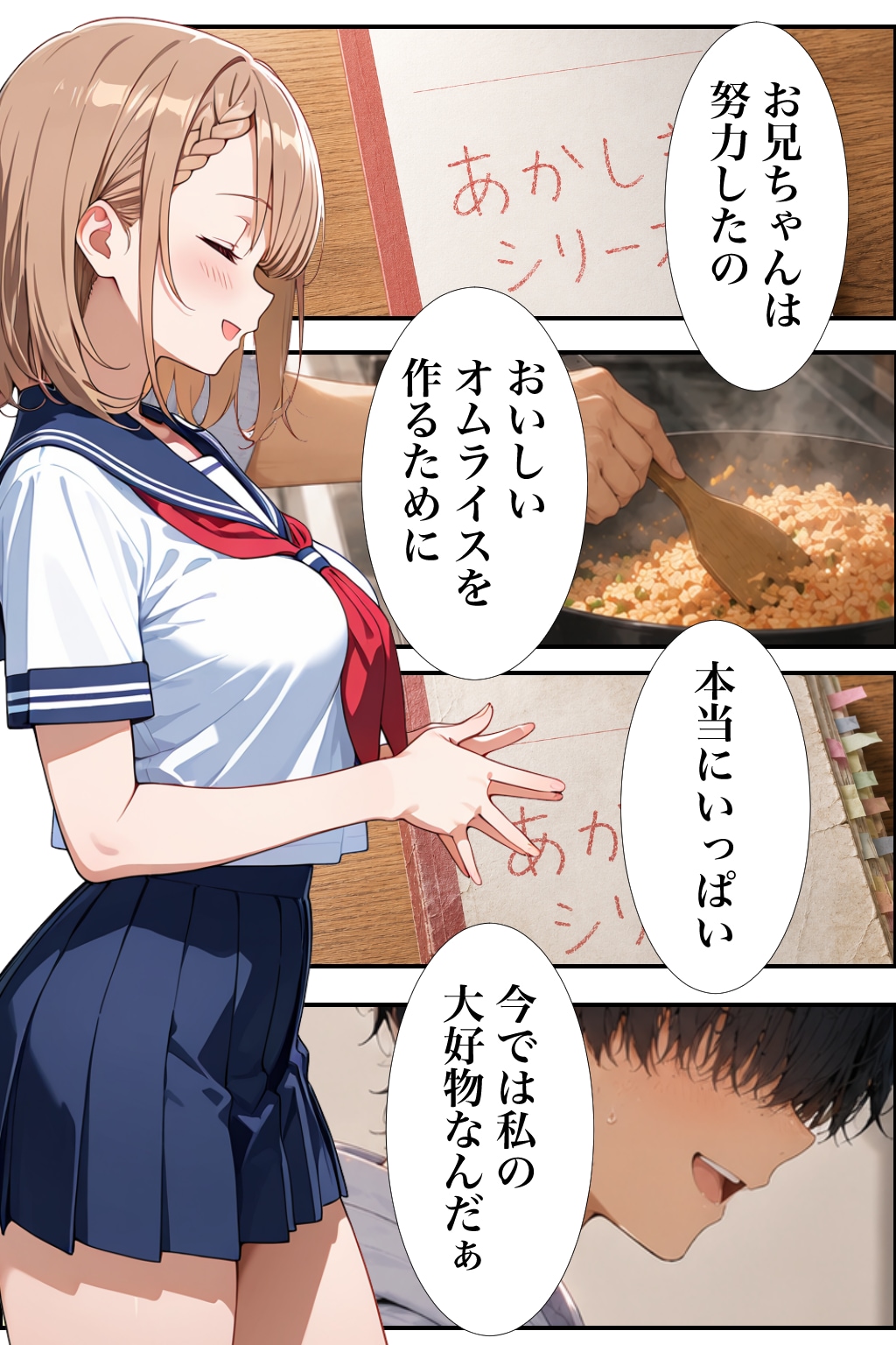 【漫画】妹ちゃん家のオムライス