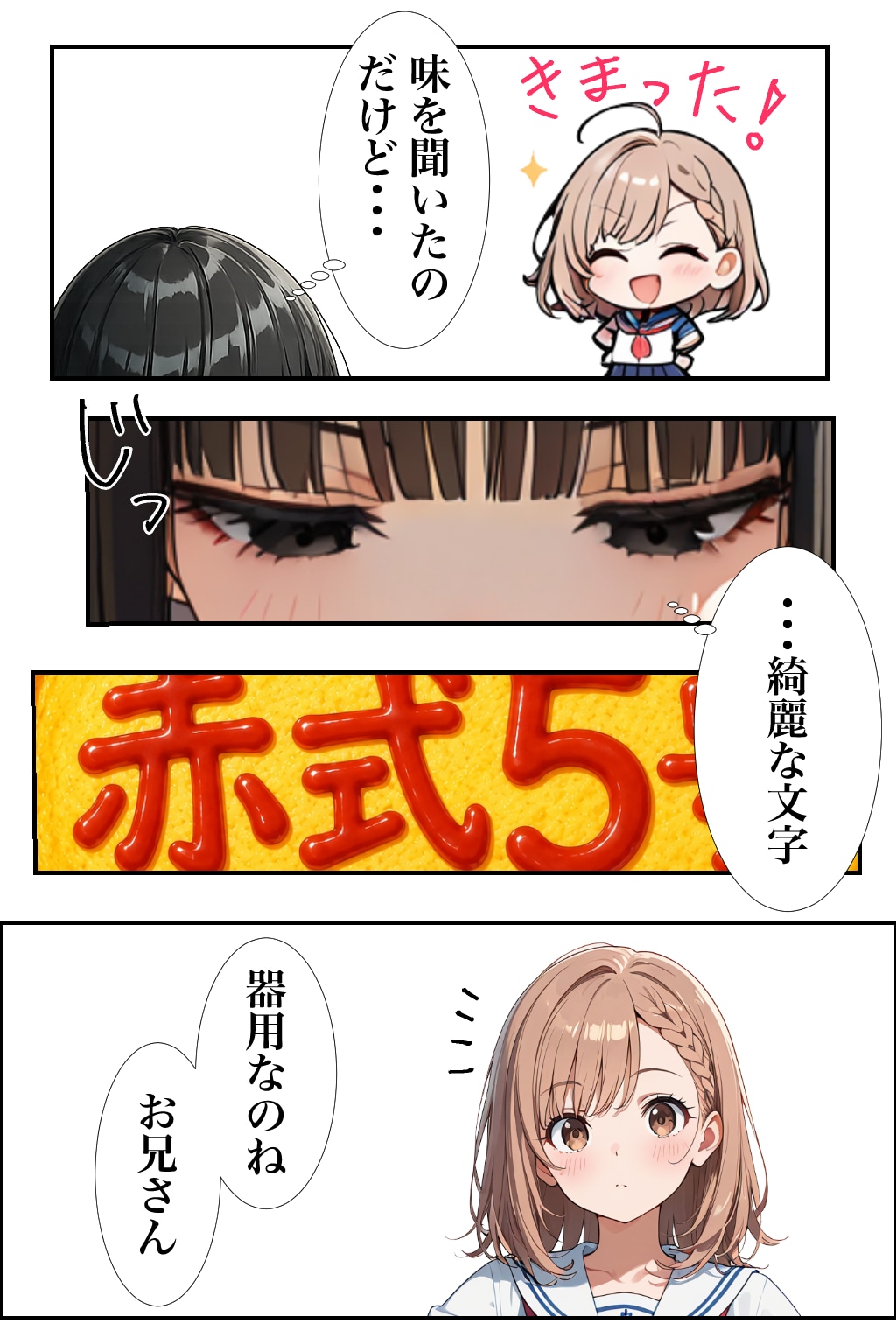 【漫画】妹ちゃん家のオムライス