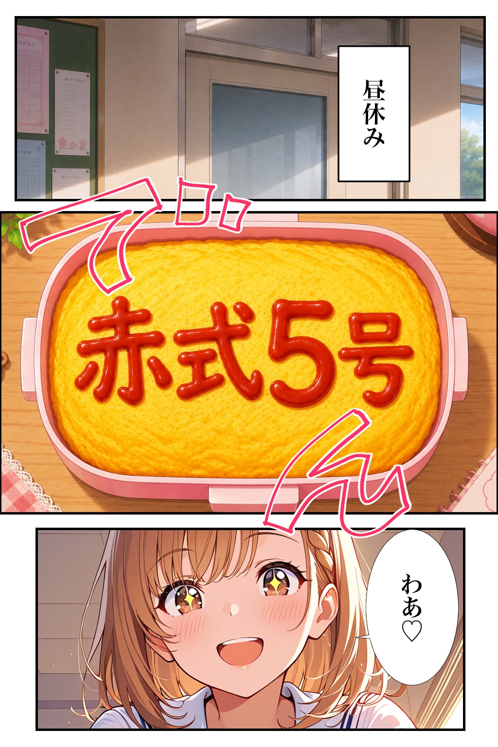 【漫画】妹ちゃん家のオムライス