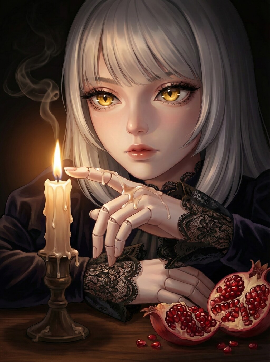 蝋と果実の虚無 (Vanitas of Wax)