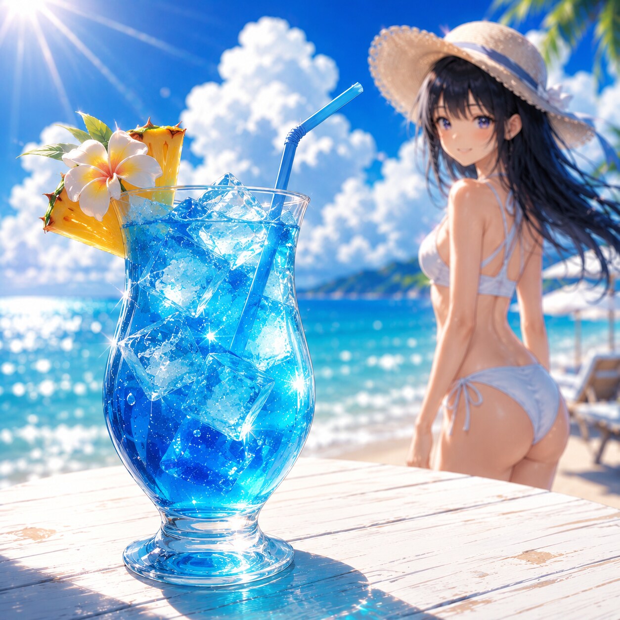 リゾート女子