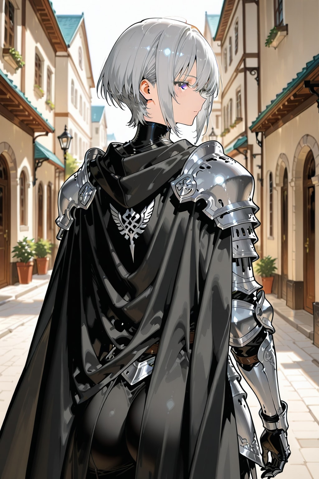 背中のマントで遊ばれてしまう騎士様 | の人気AIイラスト・グラビア